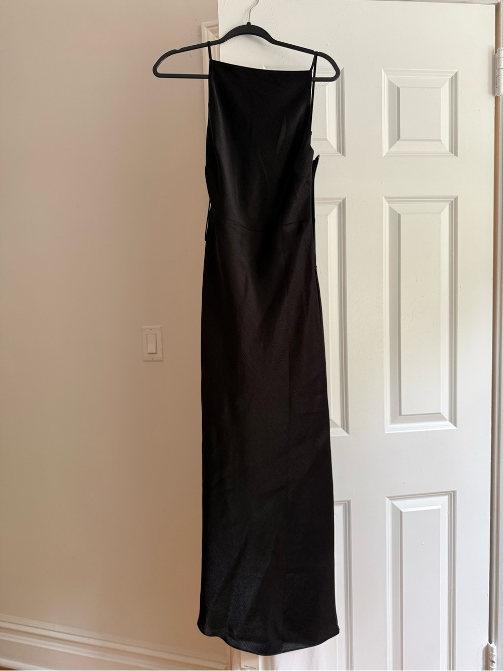 Abercrombie & Fitch Black Maxi Slip Dress